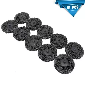 3-дюймовый полосовой диск, быстросменный абразивный диск, легкие шлифовальные круги для зачистки и очистки + 1 шт., шлифовальный диск с фиксатором для удаления ржавчины, полировки