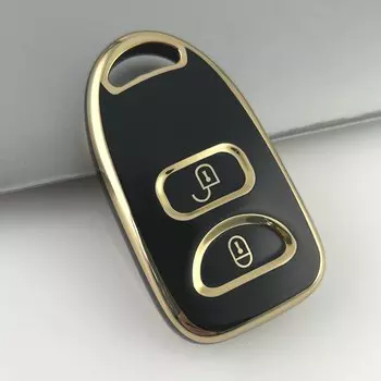 3 кнопки, держатель для брелока из ТПУ для Hyundai Tucson 2005 Santa Fe 2008 I10 IX25 Grand Stareks, чехол для автомобильного смарт-ключа, аксессуары