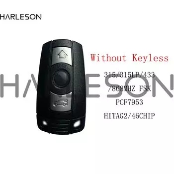 3 кнопки дистанционного ключа 433 МГц 315 МГц 315LP МГц 868 МГц для BMW 1 3 5 6 серии X1 X6 Z4 E60 E70 E71 E91 E92 2004-2015 CAS3 CAS3 +