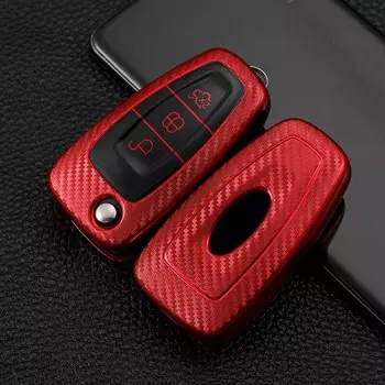 3-кнопочный автомобильный брелок для Ford Ranger C-Max S-Max Focus Galaxy Mondeo Transit Tourneo, индивидуальный защитный брелок для ключей