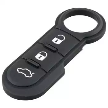 3-кнопочный автомобильный ключ, складной корпус с дистанционным управлением, сменный чехол для ключа, подходит для Fiat 500 Panda Punto Bravo