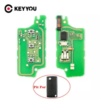 3-кнопочный автомобильный пульт дистанционного управления KEYYOU FSK, электронная плата для Peugeot 407 407 307 308 607 для Citroen C2 C3 C4 C5 433 МГц ID46 CE0536