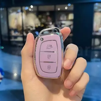 3-кнопочный чехол для автомобильного ключа из ТПУ, чехол для смарт-пульта дистанционного управления для Hyundai ix35 i40 i20 i10 Tucson Elantra Creta Sonata Ioniq Accent Creata