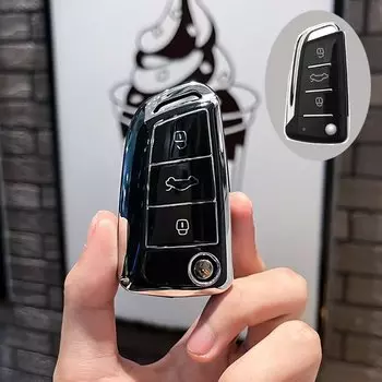 3-кнопочный мягкий чехол для автомобильного ключа из ТПУ, брелок для JAC S2 Refine S3 S4 S5 S7 R3 A5, автоаксессуары