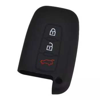 3-кнопочный силиконовый чехол для дистанционного ключа, брелок для Hyundai Equus Genesis Veloster для KIA Sportage Optima Soul Azera Sorento