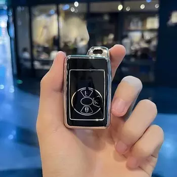 3-кнопочный защитный держатель для смарт-ключа из ТПУ для Toyota Avalon Camry Corolla Yaris, чехол для дистанционного ключа автомобиля, автоаксессуары
