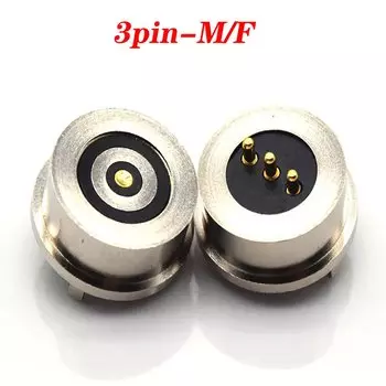 3-контактный 10A сильноточный магнит, всасывающая пружина, контактный разъем Pogo, мужской и женский зонд, магнитный разъем для зарядки постоянного тока