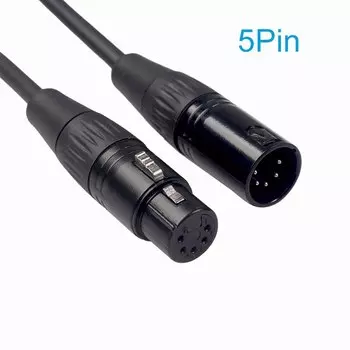 3-контактный 5-контактный кабель DMX XLR штекер-гнездо, микрофонный штекер, провод, удлинитель для гитары, аудио микшер, усилители 0,3 м-15 м