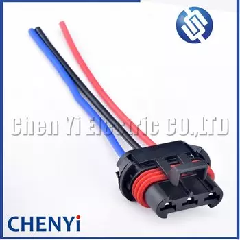 3-контактный автомобильный водонепроницаемый разъем, резистор для воздуходувки, электрический вентилятор, проводной штекер 12124686 12124685 для Ford Mazda Buick Chevrolet