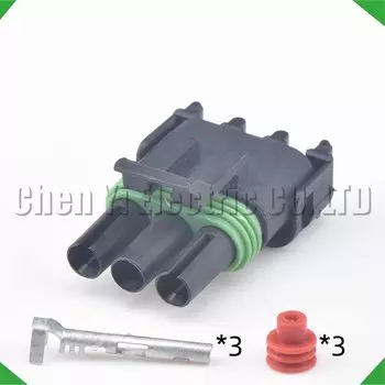 3-контактный автомобильный водонепроницаемый женский мужской разъем Haltech MAP TPS, катушка жгута проводов, розетка 12010717 12015793 с 16аб.