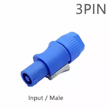 3-контактный разъем Powercon Xlr, запираемый кабель, мужской и женский разъем Chass, адаптер питания для электропитания W28