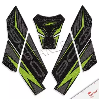 3 м противоскользящие наклейки на топливный бак мотоцикла, крышка бензобака, защитная накладка для масла, матовые наклейки, комплект аксессуаров для z900 Z900 2017-2024