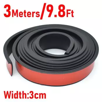 3-метровое автомобильное крыло, расклешенное колесо, защита для бровей, арочное крыло, расширитель, молдинг, отделка, брызговик, губная уплотнительная полоса, устойчивая к царапинам