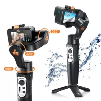 3-осевой стабилизатор подвеса для экшн-камеры GoPro 10/9/8/7/6/5 Insta360 DJI OSMO IPX4, водонепроницаемый ручной стабилизатор iSteady Pro 4