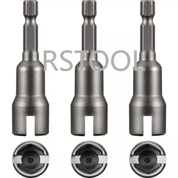 3 упаковки наборов отверток для гаек с крылышками, торцевые гайки для сверл, торцевой ключ 1/4 дюйма, шестигранный хвостовик для гаек панели, винт с проушиной, болт с крючком C