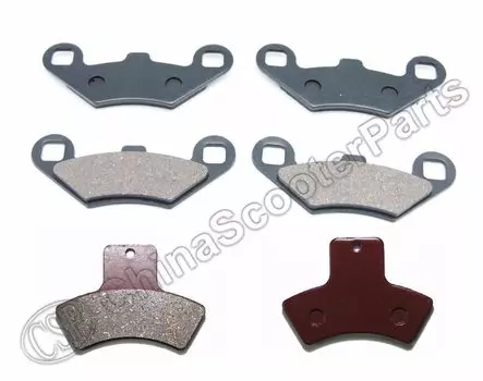 3 пары, полуметаллические неасбестовые передние и задние тормозные колодки для Polaris Sportsman 500 4x4 HO 1998 1999 2000 2001 2002