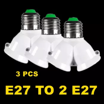 Разветвитель ламп E27 на 2 E27