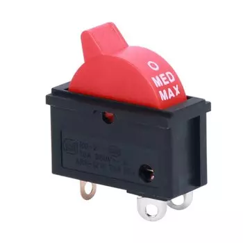 3-позиционный переключатель SPDT для фена, легко устанавливается