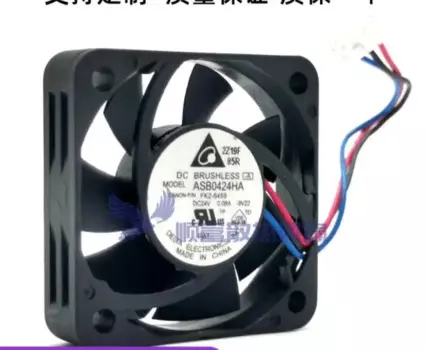 3-проводной Вентилятор охлаждения сервера Delta Electronics ASB0424HA 9V22 DC 24 В 0,08 а 40x40x10 мм