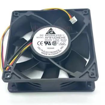 3-проводной Вентилятор охлаждения сервера Delta Electronics AFB1224EHE BU52 DC 24 в 120 А 120x38 мм