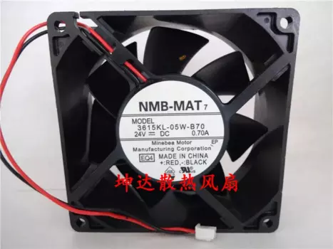 3-проводной Вентилятор охлаждения сервера NMB 3615KL-05W-B70 EQ4 DC 24 В 0,70 а 90x90x38 мм