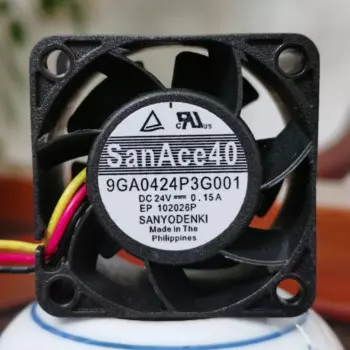 3-проводной Вентилятор охлаждения сервера Sanyo Denki 9GA0424P3G001 DC 24 в 0,15 а 40x40x28 мм