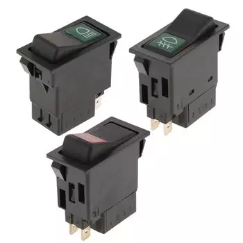 3 шт. 1 Передача 2Pin/2 Pin/4Pin кнопка включения/выключения тумблер для грузовиков