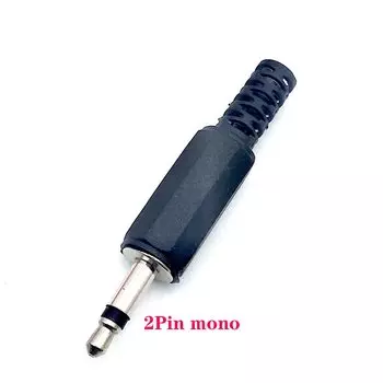 3 шт. 3,5 мм 1/8 "аудио Штекерный адаптер моно/стерео разъем для наушников 3,5 мм 2/3/4 полюсный разъем Черный