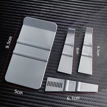 3 Шт./4 Шт. Комплект Микро-скребков Для Автомобильной Виниловой Пленки С Различными Угловыми Краями Для Обертывания Кузова Ав...