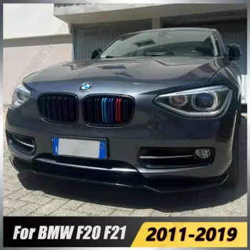 3 шт. автомобильный спойлер Canard Splitter бампер для BMW 1 серии F20 F21 116i 118i 120i 2011-2019 передний бампер, диффузор для губ, комплекты кузова