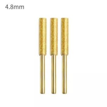 3 шт. цилиндрическая заточка с алмазным покрытием, 4/4, 8/5, 5 мм, точилка для бензопилы, каменная пила, цепная пила, заточка, резьба, шлифовальные инструменты