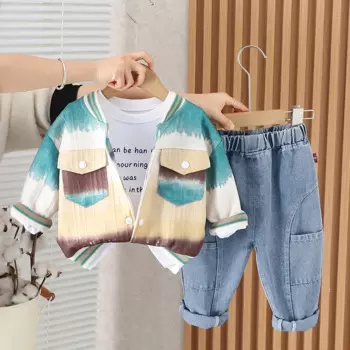 3 шт., детский костюм с карманами, на возраст 1-2 года