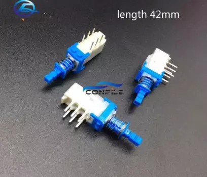 3 шт. для ALPS прямой переключатель с ключом, усилитель мощности, смеситель, автомобильный переключатель SPUN 191400 самоблокирующийся