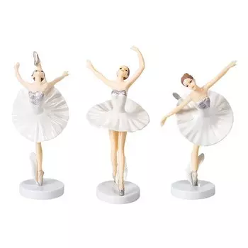 3 шт. фигурки балерины ACRDDK пластик