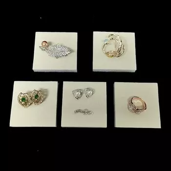 3 шт., губка для ювелирных изделий, бежевая, TREACHI