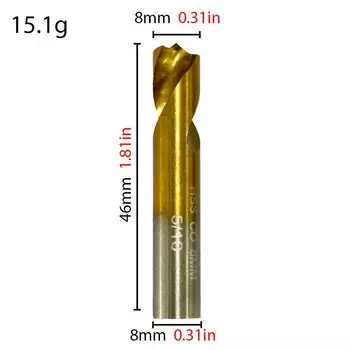 3 Шт., HSS, Содержащее Кобальт, Сверло Для Точечной Сварки, 6,5-10 Мм