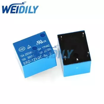 3 шт., Электронное Реле T73, 5 контактов, 10 А, реле питания постоянного тока