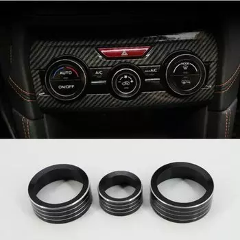 3 шт./компл. автомобильный Стайлинг кондиционер Vol РЕГУЛИРОВОЧНОЕ КОЛЬЦО для Subaru XV Forester SK Outback Legacy Impreza автомобильные аксессуары