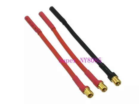 3 шт./компл. ESC 6,5 мм «папа» на 4 мм «мама» с пулевидной вилкой, бесщеточный замок Mambo