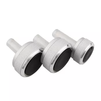 3 шт./компл. ручка кондиционера, внутренний переключатель контроля тепла, ручка переменного тока, подходит для Volkswagen VW GOLF 4 Bora Passat B5, автомобильные аксессуары