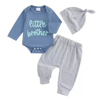 3 шт./комплект, Детский комбинезон с длинным рукавом и вышивкой