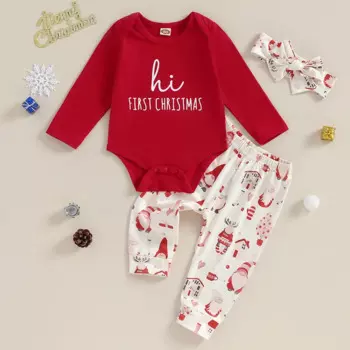 3 шт./комплект, Детский комбинезон с длинным рукавом и надписью