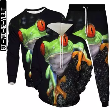 3 шт./комплект, мужская толстовка с капюшоном и брюки
