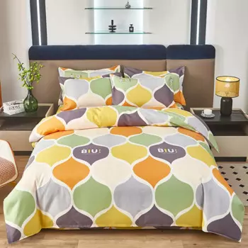 3 шт., Комплект постельного белья с пододеяльником