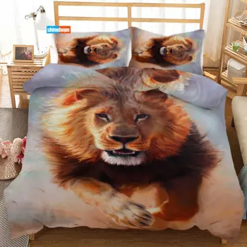 3 шт., Комплект постельного белья из пододеяльника, 180 х220 см