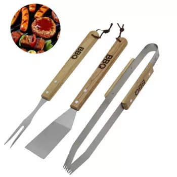 3 шт./комплект, шпатель для приготовления мяса, нержавеющая сталь