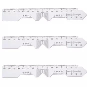 3 шт/лот PD линейка ученический измеритель расстояния оптический измерительный прибор белый