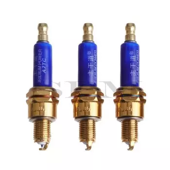 3 шт./лот высокопроизводительная иридиевая Свеча зажигания для GY6 50cc-150cc ATV внедорожный велосипед питбайк скутер Мотоцикл аксессуары