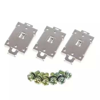 3 шт. однофазный SSR 35 мм DIN-рейка, фиксированный твердотельный зажим реле, зажим с 6 монтажными винтами L15