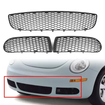 3 шт., передний бампер для VW Beetle 2005 2006 2007 2008 2009